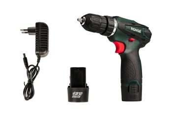 Дрель-шуруповерт аккумуляторная RANGE RCD12/1.5-B Li-lon 12В 2x1,5Ач 22Нм