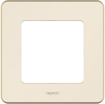 Рамка Legrand Inspiria 1 пост, цвет слоновая кость