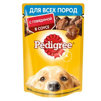 Корм консервированный для собак Pedigree Говядина 85г