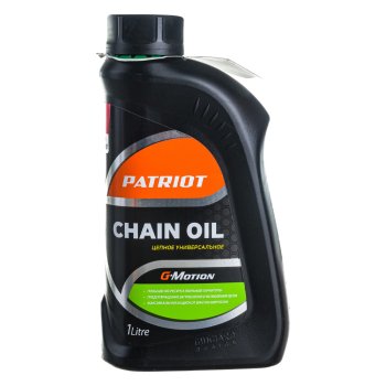 Масло для пильных цепей PATRIOT G-Motion Chain Oi минеральное 1 л