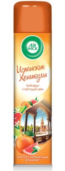 Освежитель воздуха AirWick Испанские каникулы Грейпфрут и Цветущий лайм 290 мл