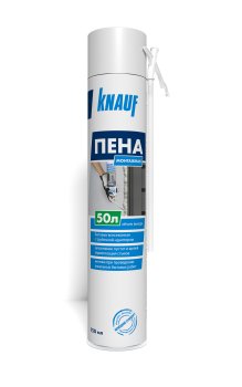 Пена монтажная всесезонная Knauf с аппликатором 750 мл