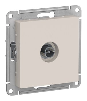 Розетка TV коннектор встраиваемая Schneider Electric AtlasDesign бежeвый