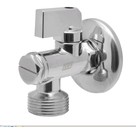 Кран шаровый 1/2"х3/4" латунь