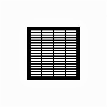 Решетка дождеприемника пластиковая Basic 280х30х280 мм
