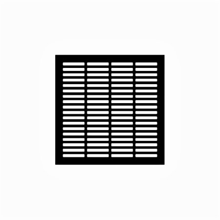 Решетка дождеприемника пластиковая Basic 280х30х280 мм