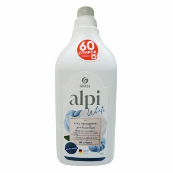 Гель для стирки белья GRASS Alpi Grass 1,8 л для белого белья для всех типов стирки