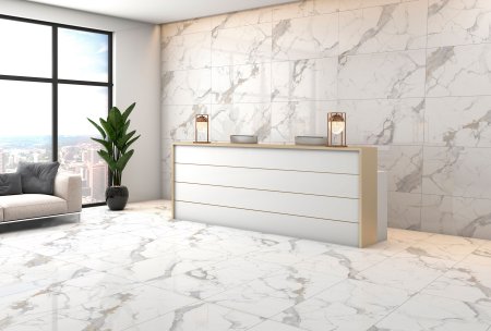Керамогранит Calacatta Imperial GT,  цвет белый