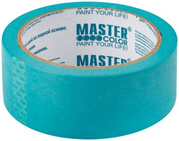 Лента малярная Master Color 38 мм х 25м для деликатных поверхностей синий