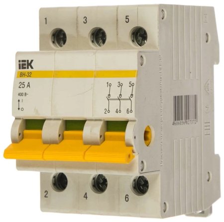 Выключатель нагрузки IEK ВН-32 3P 25А