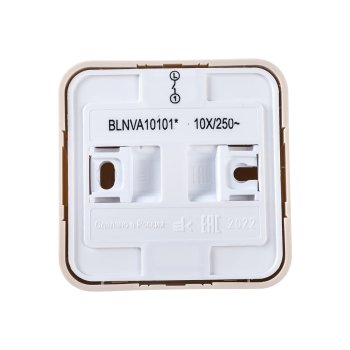 Выключатель накладной Schneider Electric Blanca 1 кл. бежeвый без подсветки
