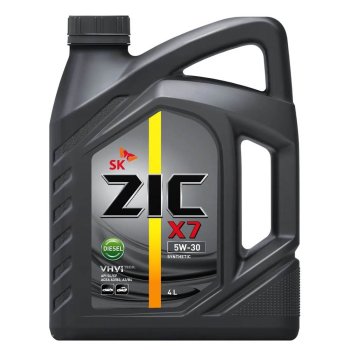 Масло моторное ZIC X7 LS 5W30 4л SN/CF