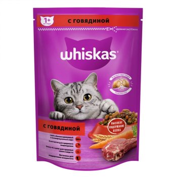 Корм сухой для кошек Whiskas Подушечки с паштетом  350г
