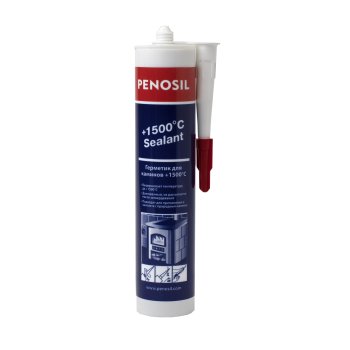 Герметик для печей Penosil Premium силиконовый черный 280 мл