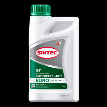 Антифриз SINTEC ANTIFREEZE EURO 1 кг 1 л