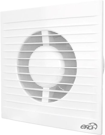 Вентилятор ERA 100 E S 100мм белый 160х160х85мм