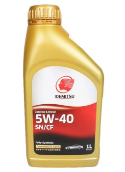 Масло моторное IDEMITSU FULLY-SYNTHETIC 5W40 1л SN/CF