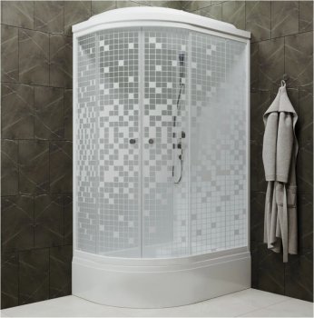 Кабина душевая Тритон Коралл правая 120х80х231 см