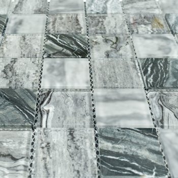 Мозаика Coal Glass серый TN15