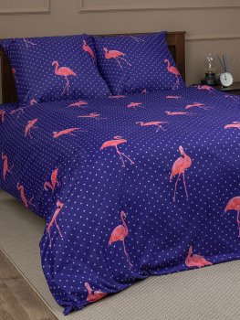 Комплект постельного белья Flamingo полутороспальный полиэстер