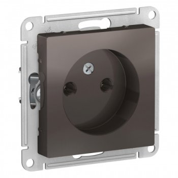 Розетка силовая встраиваемая Schneider Electric AtlasDesign без заземления мокко