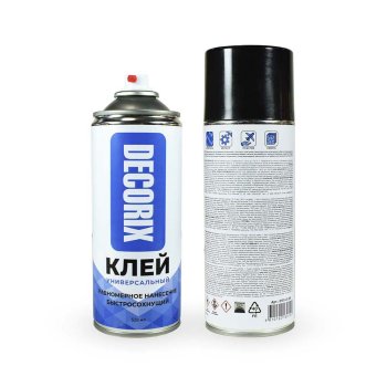 Клей аэрозольный универсальный Decorix прозрачный