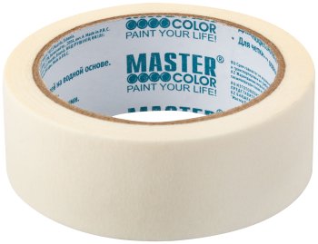 Лента малярная Master Color 36 мм х 25м белый