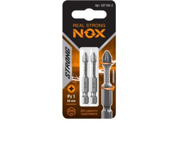Бита NOX STRONG PZ1 50 мм 2 шт.