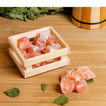 Соль для бани и сауны 1кг Гималайская соль колотые