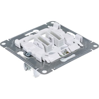 Выключатель встраиваемый Schneider Electric Glossa 2 кл. белый с подсветкой
