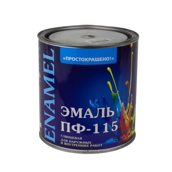 Эмаль алкидная универсальная ПФ-115 Простокрашено Эмпилс черная 2,7 кг