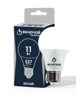 Лампа светодиодная Включай PREMIUM E27 11Вт 4000К нейтральный белый свет
