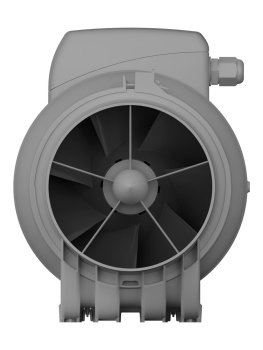Вентилятор ERA PRO TYPHOON 2SP 125мммм белый 173х216х291мм