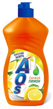 Жидкость для мытья посуды Aos Лимон 450мл
