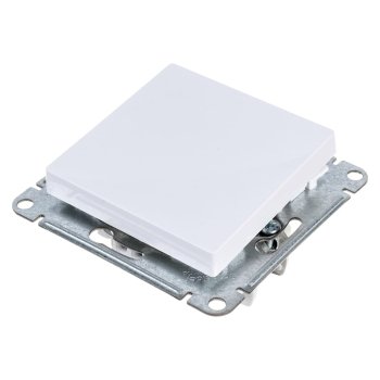 Переключатель встраиваемый Schneider Electric AtlasDesign 1 кл. белый без подсветки
