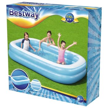 Бассейн надувной Bestway прямоугольный 229х152х51 см 778 л
