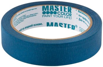 Лента малярная Master Color 24 мм х 25м синий