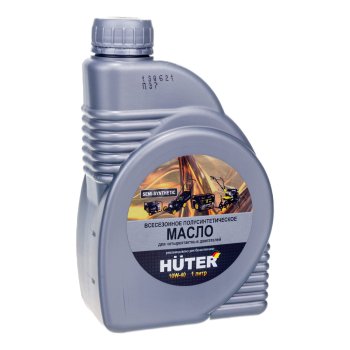Масло моторное 4-х тактное HUTER полусинтетическое 1 л