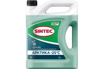 Жидкость стеклоомывающая зимняя -25 4 л Арктика