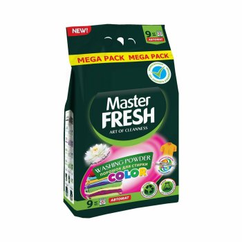 Стиральный порошок Master Fresh Color для всех типов стирки 9 кг для цветного белья