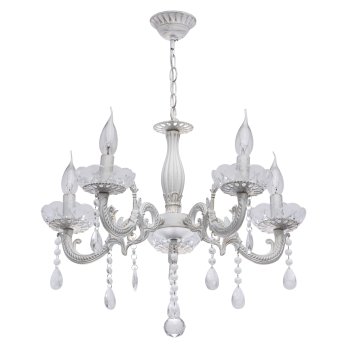 Люстра DeMarkt Аврора E14х5шт цвет белый