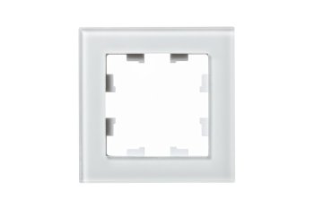 Рамка Schneider Electric AtlasDesign Nature 1 пост, цвет органическое стекло белый