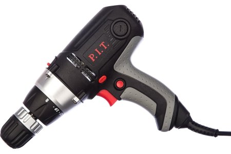 Дрель-шуруповерт сетевая P.I.T. РВМ10-С2 400Вт 30Нм