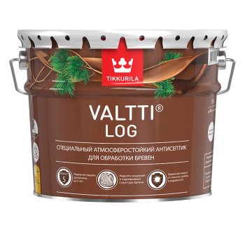 Антисептик Tikkurila Valtti LOG декоративный основа ЕС 9 л