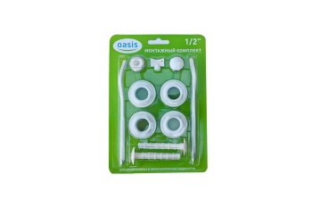 Комплект для монтажа радиатора Oasis 1/2" дюйм