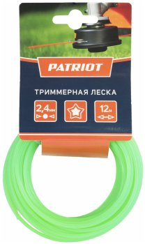 Леска для триммера PATRIOT Звезда 2,4 мм 12000 мм