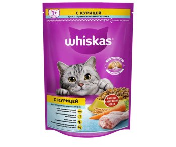 Корм сухой для кошек Whiskas Курица   350г