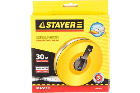 Рулетка Stayer геодезическая 12,5 мм 30 м