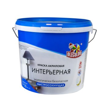 Краска водно-дисперсионная ABC-Farben OLECOLOR интерьерная белая 7 кг