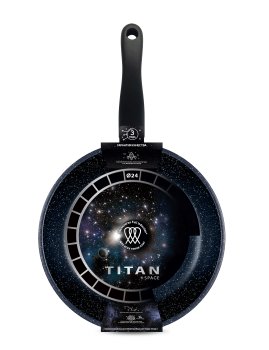 Сковорода НЕВА-МЕТАЛЛ Titan Space 24 см алюминий